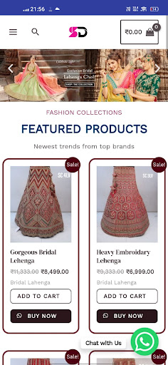 Android application Saksham Designers screenshort