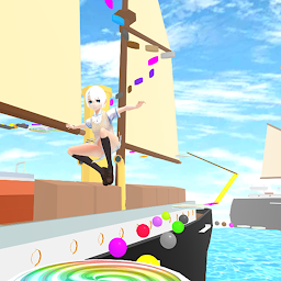 Imagen de icono Cute girl parkour obby on ship