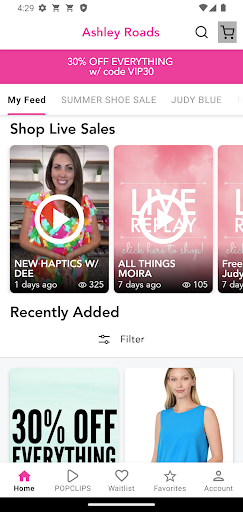 Android application Ashley Roads screenshort
