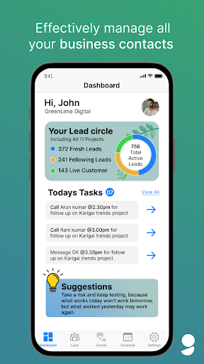 GL Funnel - CRM & Sales Screen 3