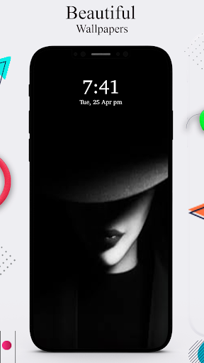 Android application Black Wallpapers HD / 4K screenshort