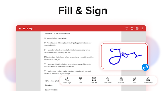 MobiPDF: PDF Editor & Scanner Ekran görüntüsü