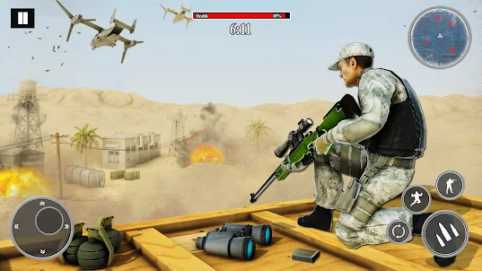 Army Desert Sniper: FPS Games