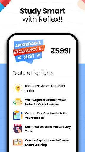 Android application Reflex - NEET PG Preparation screenshort
