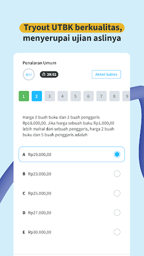 Skuling - Tryout UTBK SNBT Screen 2
