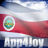 Costa Rica Flag Live Wallpaper icon