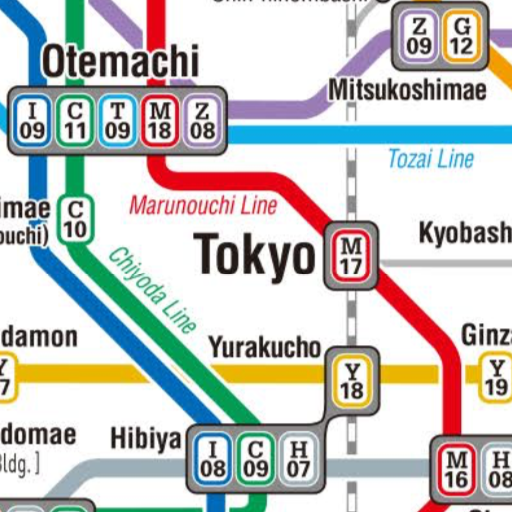 Tokyo Metro Map (Offline) 1.4.0 Icon