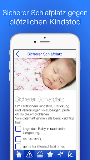 Baby Sicherheit Checklisten Screen 3