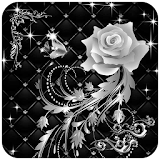 Rose Silver Diamond Love icon