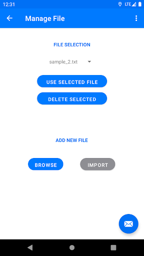 NFC Card Emulator Screen 2