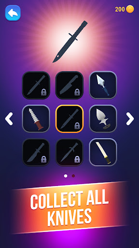 Knives out: knife 3D hit games Screen 2
