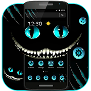 Dark Evil Smile Cat Theme  Icon