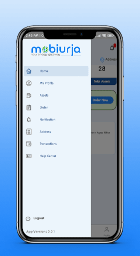 Android application Mobiurja screenshort