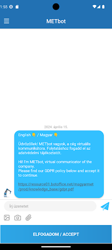 Android application METbot screenshort