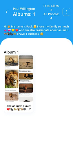 AlbumApp Screen 2