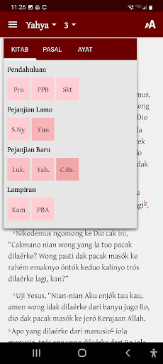 Alkitab Tejemahan Plembang Screen 2