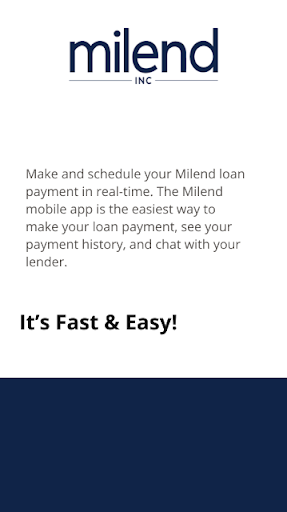 Android application Milend screenshort
