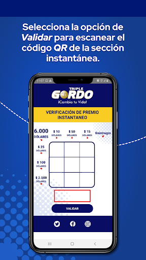 Verificación Triple Gordo Screen 2