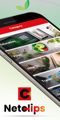 Android application Netclips screenshort