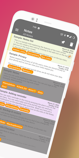 Notes Screen 2
