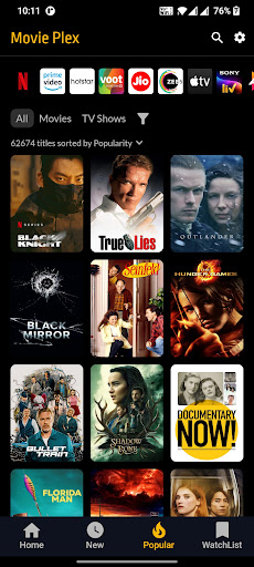 Android application MoviePlex - Movies & TV Shows screenshort