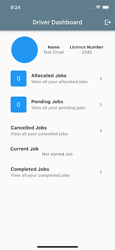Fastlane Transfers Driver App Screen 3