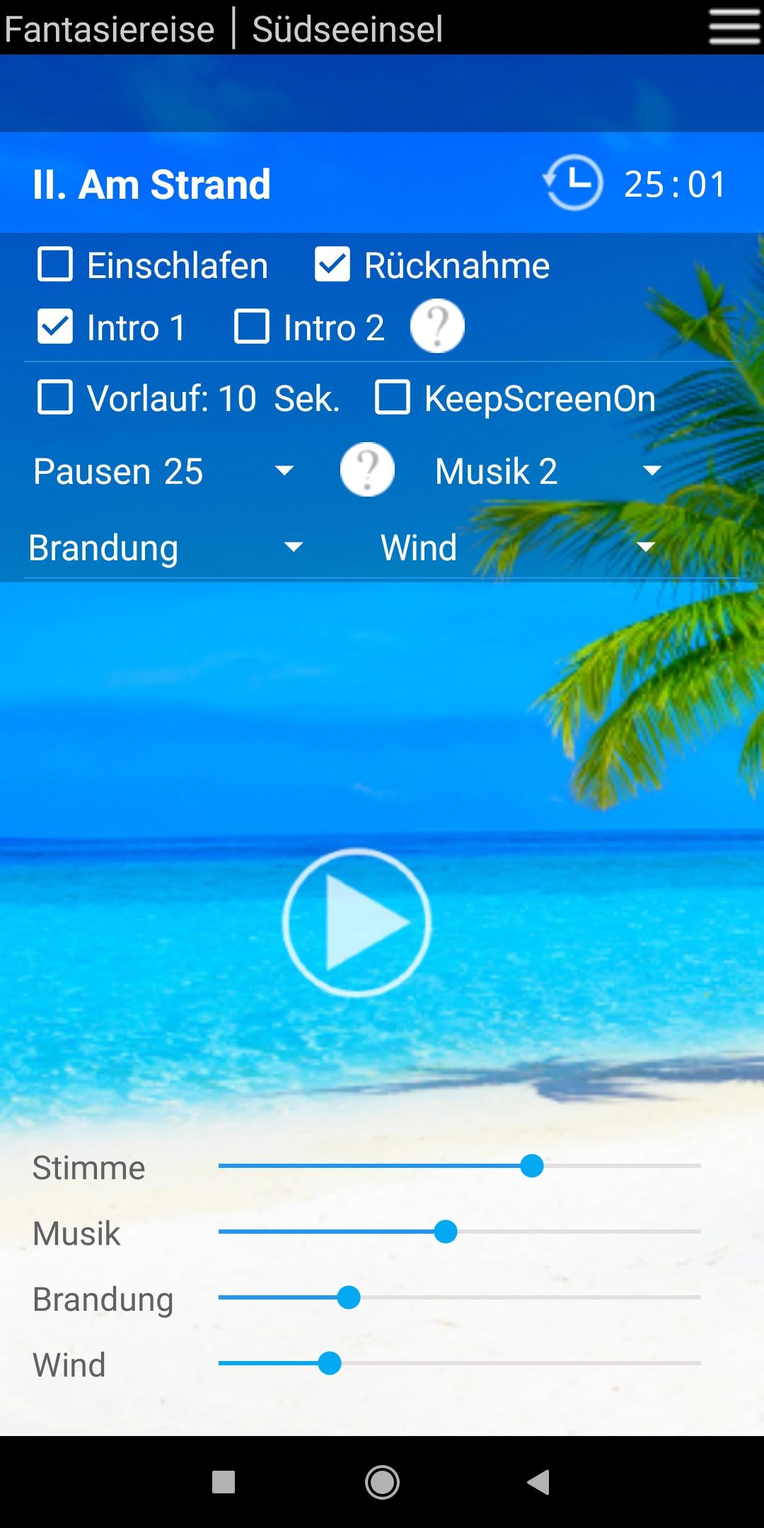 Android application Fantasiereisen I – Südseeinsel screenshort