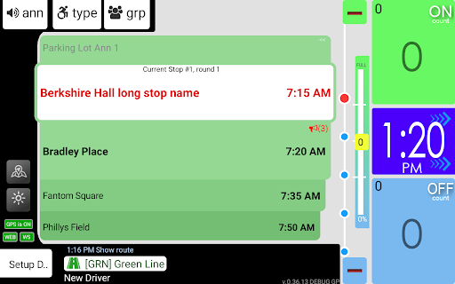 Android application Passio Transit2 screenshort