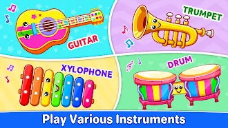 Game screenshot Kids Music: Piano, Xylo, Drums apk download