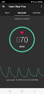 Heart Rate Plus: Pulse Monitor Screenshot