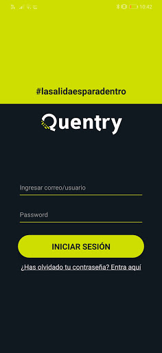 Android application QEntry screenshort