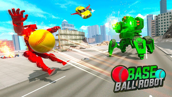Baseball Robot Car Game 3D apklade screenshots 2
