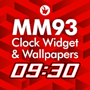 MM93 Marc Marquez Clock Widget and Wallpapers