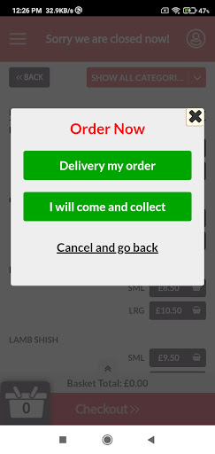 Android application My Grill South Ruislip screenshort