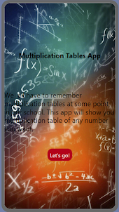 Multiplication Table - Jessica