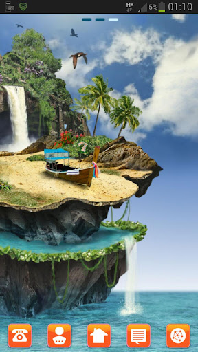 Theme Tropical GO Launcher EX Screen 3