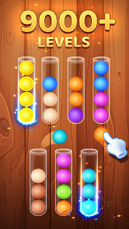 Game screenshot ボールカラーソートウッディパズル hack