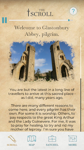 Android application Glastonbury Stories screenshort
