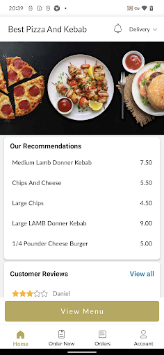 Best Pizza And Kebab Screen 2