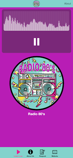 Android application Radio 80's screenshort