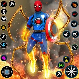 Cyber Rope Hero in Spider Game apk