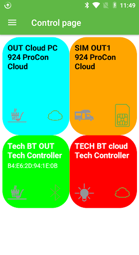 Android application Cloud Manager screenshort