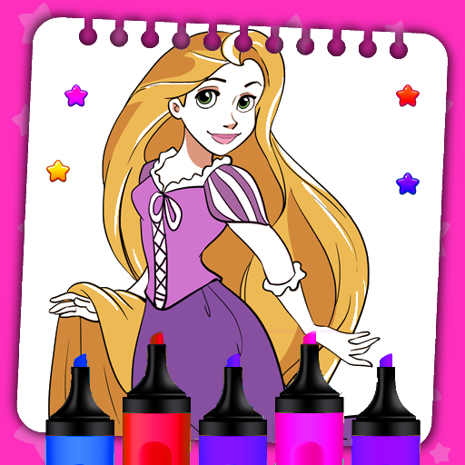 easy drawing with Rapunzel