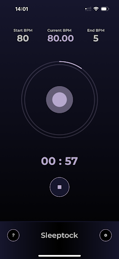 Android application Sleeptock screenshort