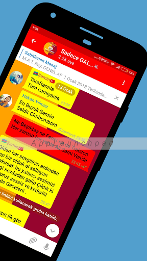 SARI KIRMIZI MESAJLAŞMA