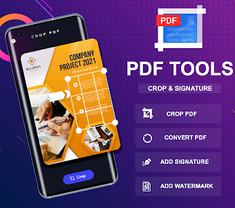 PDF Tools : Crop & Signature