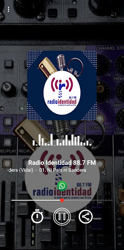 Android application Radio Identidad 88.7 FM screenshort