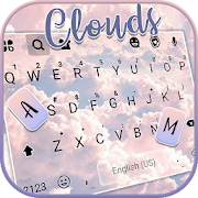 Pink Clouds Keyboard Background