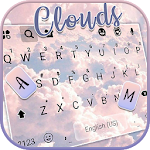 Pink Clouds Keyboard Background Apk