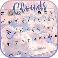 Фон клавиатуры Pink Clouds